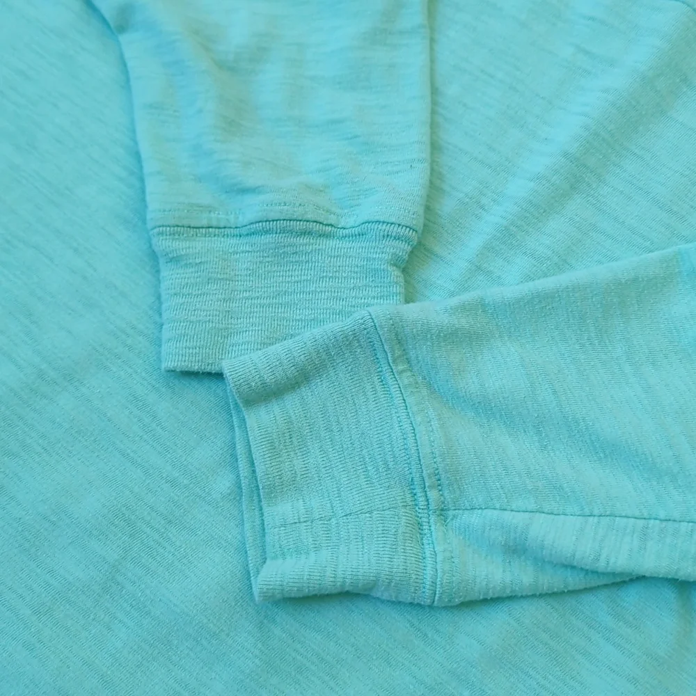 BOXERCRAFT I Mint Green Raglan Striped Long Sleeve Figure Skater Shirt Top, YL